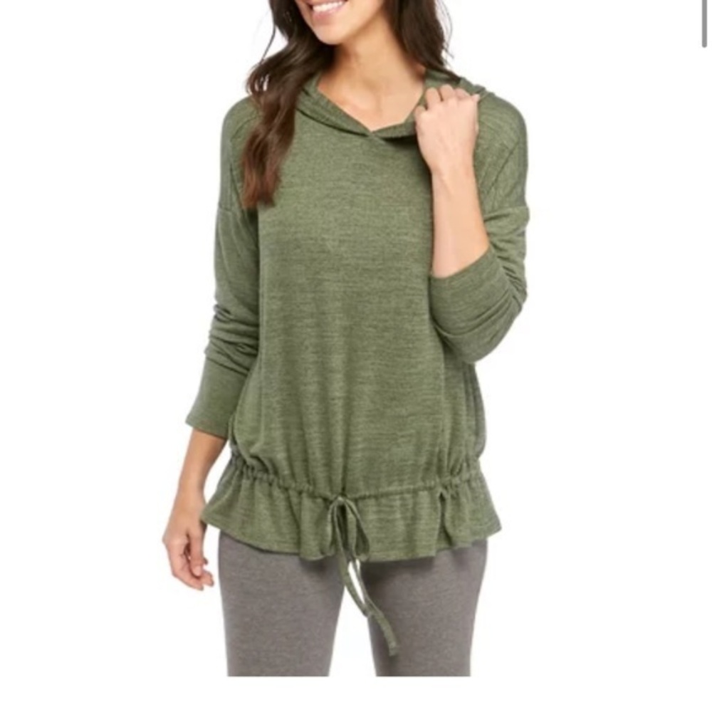 Women’s Cupio Tie Waist Hoodie Pullover hooded long sleeve